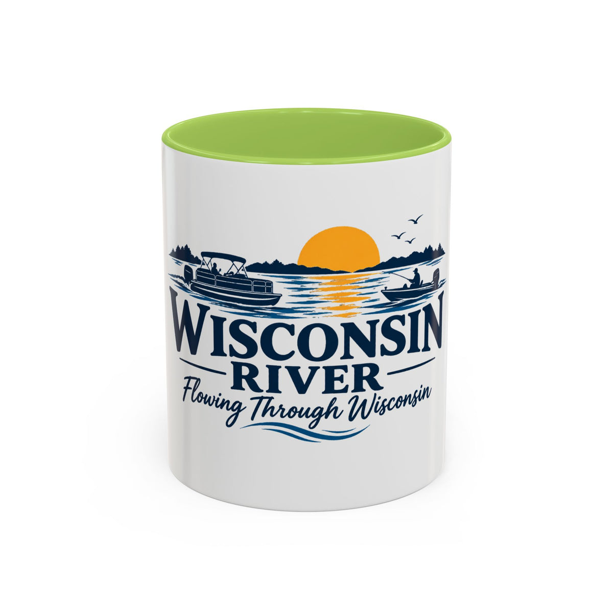 Wisconsin River Coffee Mug-Flowing Through Wisconsin