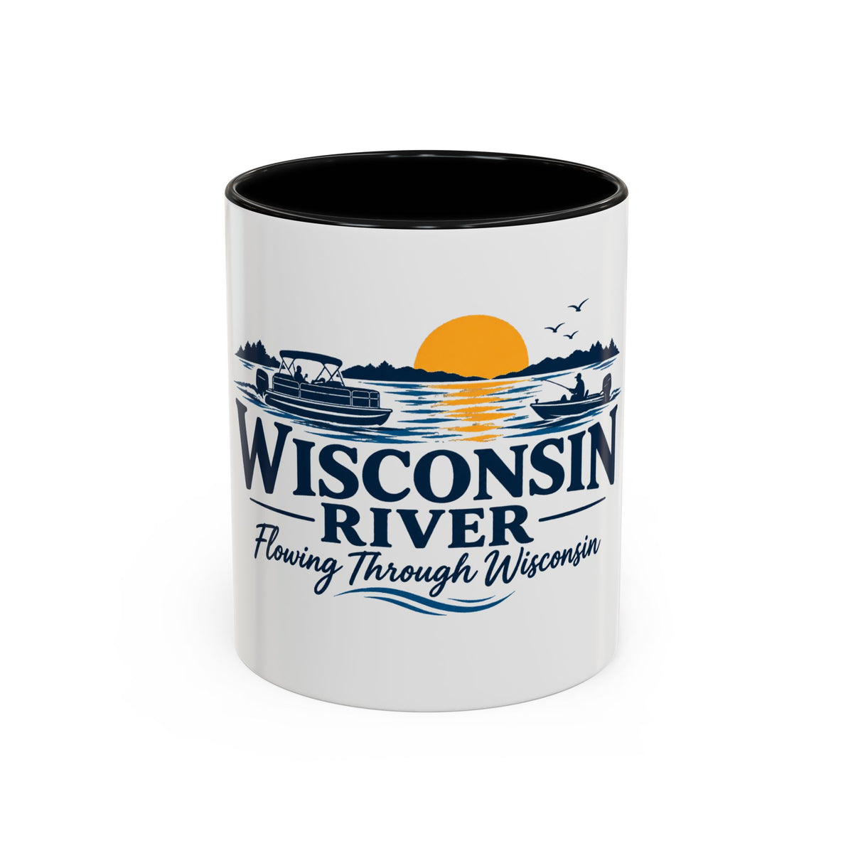 Wisconsin River Coffee Mug-Flowing Through Wisconsin