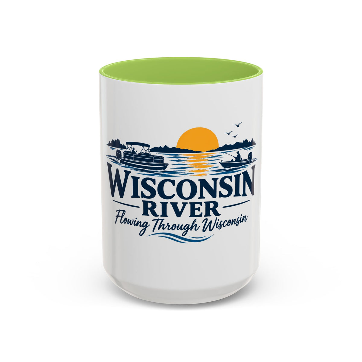 Wisconsin River Coffee Mug-Flowing Through Wisconsin