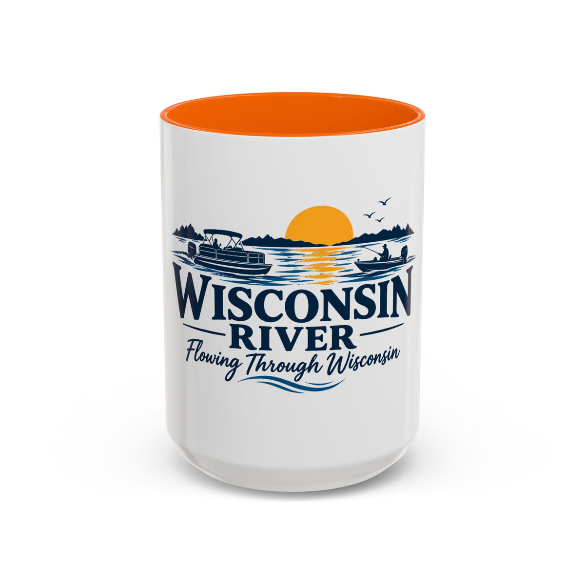 Wisconsin River Coffee Mug-Flowing Through Wisconsin