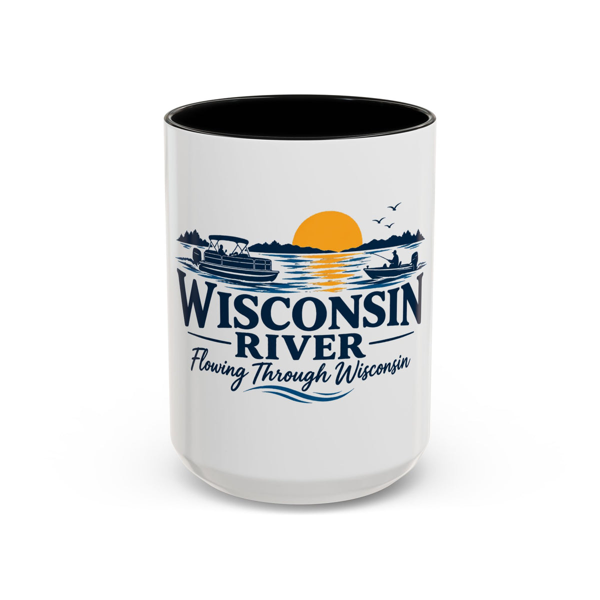 Wisconsin River Coffee Mug-Flowing Through Wisconsin