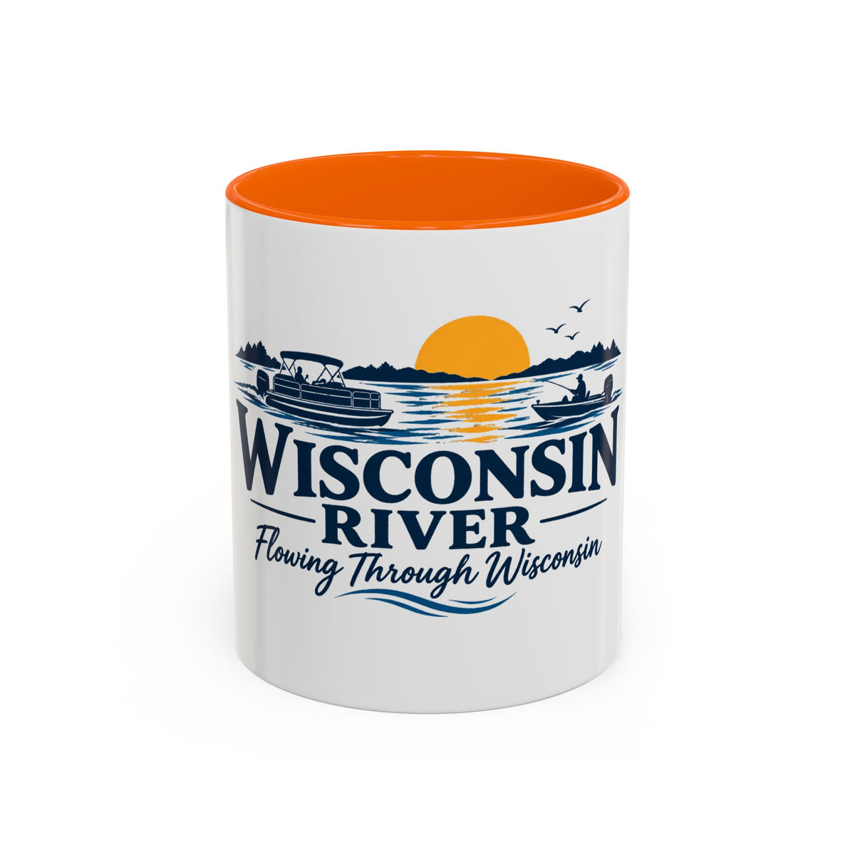 Wisconsin River Coffee Mug-Flowing Through Wisconsin