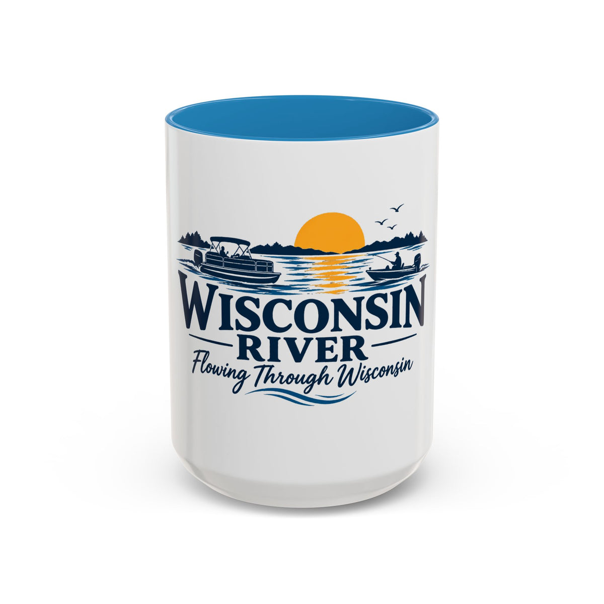 Wisconsin River Coffee Mug-Flowing Through Wisconsin